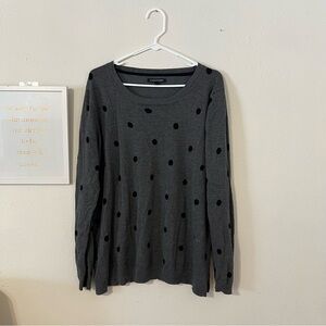 41 Hawthorn gray pullover sweater